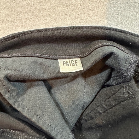 Paige Hoxton Ultra Skinny Jeans Women’s 30 Velvet Onyx Black Stretch Denim - Picture 11 of 16